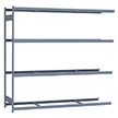 Heavy Duty Mini-Rack Shelving - 96" W x 24" D x 87" H, Adder w/ 4 Shelves