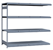 Heavy Duty Mini-Rack Shelving - 96" W x 36" D x 87" H, Adder w/ 4 Shelves & Steel Decking