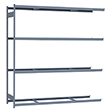Heavy Duty Mini-Rack Shelving - 96" W x 24" D x 99" H, Adder w/ 4 Shelves