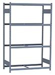 Medium Duty Mini-Rack Shelving - 48" W x 24" D x 75"H, Starter w/ 4 Shelves