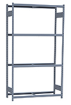Medium Duty Mini-Rack Shelving - 48" W x 18" D x 87" H, Starter w/ 4 Shelves