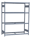 Medium Duty Mini-Rack Shelving - 60" W x 24" D x 75"H, Starter w/ 4 Shelves