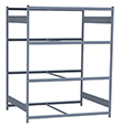 Medium Duty Mini-Rack Shelving - 60" W x 48" D x 75"H, Starter w/ 4 Shelves
