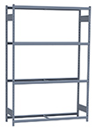 Medium Duty Mini-Rack Shelving - 60" W x 18" D x 87" H, Starter w/ 4 Shelves
