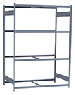 Medium Duty Mini-Rack Shelving - 60" W x 36" D x 87" H, Starter w/ 4 Shelves
