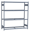 Heavy Duty Mini-Rack Shelving - 72" W x 24" D x 75"H, Starter w/ 4 Shelves