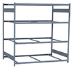 Heavy Duty Mini-Rack Shelving - 72" W x 48" D x 75"H, Starter w/ 4 Shelves