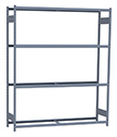 Heavy Duty Mini-Rack Shelving - 72" W x 18" D x 87" H, Starter w/ 4 Shelves