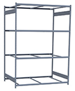 Medium Duty Mini-Rack Shelving - 72" W x 48" D x 99" H, Starter w/ 4 Shelves