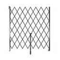 Retractable Folding Gate, Single, 7' - 8' W, 8' 6" Collapsed Ht, 8' Expanded Ht
