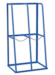Vertical Bar Storage Rack - 2 Equal Openings, 48-1/2"W x 36"D x 92"H, 1,500 lbs. Capacity Per Opening