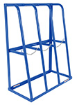 Vertical Bar Storage Rack - 3 Equal Openings, 48-1/2"W x 24"D x 61"H, 1,500 lbs. Capacity Per Opening