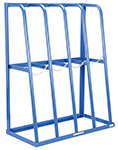 Vertical Bar Storage Rack - 4 Openings, 48-1/2"W x 24"D x 61"H, 1,500 lbs. Capacity Per Opening