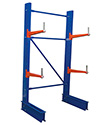 Standard Duty Cantilever Rack - Single Sided, 62"W x 34"D x 104-1/2"H, 800 lbs. Capacity Per Level
