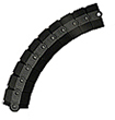 Sidewinder Cable Protective Cover, Adder - 1'L, Black