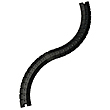 Sidewinder Cable Protective Cover - 3'L, Black