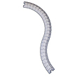 Sidewinder Cable Protective Cover - 3'L, Gray