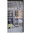 Vinyl Strip Door - 10' x 10' - 12" x .120 Standard/Smooth Strips, MaxBullet Aluminum Hardware