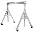 Adjustable Aluminum Gantry Crane - 0.5 Ton Cap., 6' 11" Clear Span, 8' 6" to 11' Under Beam Ht.