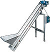 Slider Bed Conveyor - 10' L x 13" W, 35 Degrees Incline
