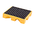 Spill Deck, 1-Drum - 25-7/8"L x 25-7/8"W x 5-3/4"H, Capacity: 1,500 lbs., 11 gal.