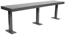 Steel Bench - 4'L x 13"W Seat