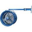 Dock & Truck Cooler Fan - 18" Dia., 115v - 1ph, 1/2-HP, 25" Swivel Arm Mount