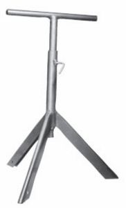 Temporary Support for Skatewheel and 1-3/8" Roller Conveyor, 15" OAW, 24" to 40" Tall