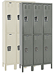 Fully-Assembled Wardrobe Locker - Double Tier, 3 wide, 12"w x 12"d x 30"h openings
