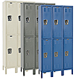 Wardrobe Locker - Double Tier, 3 wide, 12"w x 15"d x 36"h openings