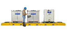 Modular IBC Spill Pallet - 3-Tank, Indoor Model