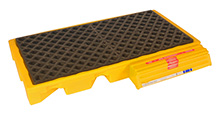Spill Deck Bladder System, 2-Drum - 52"L x 30-1/2"W x 5-3/4"H, Capacity: 3,000 lbs., 88 gal.