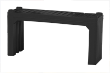 Self-Draining Stacking Shelf for Spill Pallet - Black