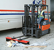 Fork Truck Mounted Sweeper Brush - 48"W