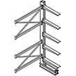 Cantilever Rack Single Sided Adder - 16'H x 6'W - (5) 36" Arms 4,100 lb. Cap. ea.