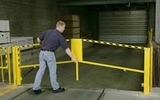 Dock Safety Gate - Folding-Rail, 141" W x 109" H (10' Clear)
