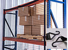 Modular Rack Safety Net - 12 ft. Bay, 141-1/4"W x 60"H, J-hooks for Structural Rack