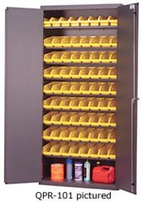 Pick Rack Cabinet - 36"W x 18" d x 78"H w/ with 45 QSB102 Bins