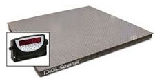 Floor Scale - Summit 3000 & 120 Digital Weight Indicator - 4'W x 4'L x 3-5/8"H, 5,000 lbs Cap.