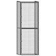 Wire Mesh Tenant Locker - 3'W x 5'D x 7'6"H Double Tier Starter with Open Top