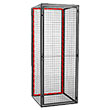Back Panel for Wire Mesh Tenant Locker - 4'W x 7'6"H