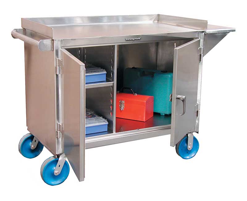 Stainless Steel Mobile Cabinet 46 x 26 x 41