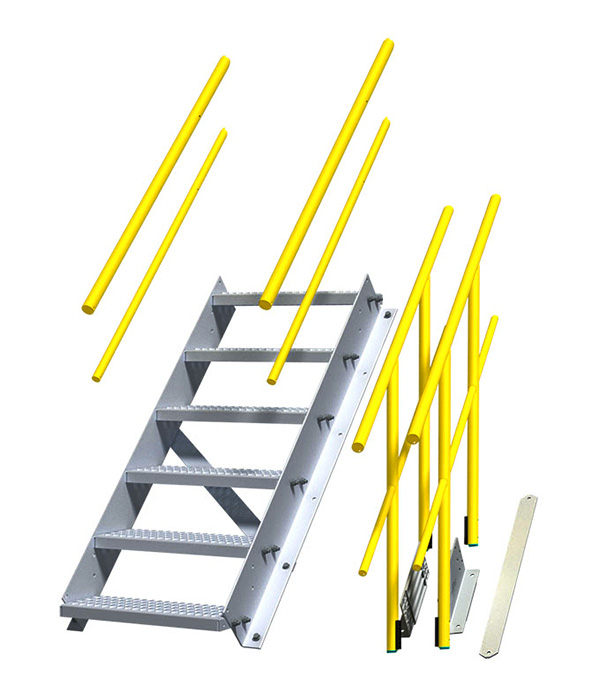 Cisco-Eagle Catalog - Modular Stairs - 6 Step, 32"W x 54"D, Stacking  Extension