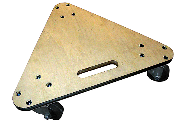Cisco Eagle Catalog Heavy Duty Hardwood Deck Triangular Dolly 450 Lbs Cap