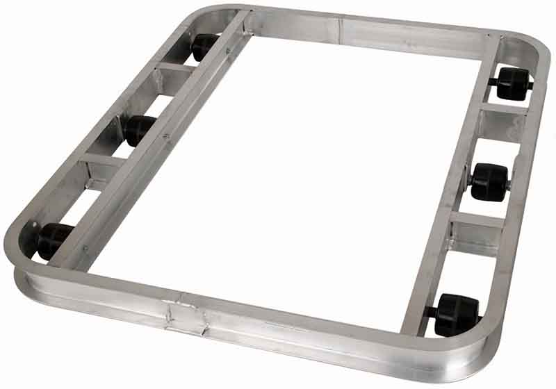 その他 DOLLY Siavonce 500-lbs. Capacity 4 -Wheel Red Steel Dolly in the