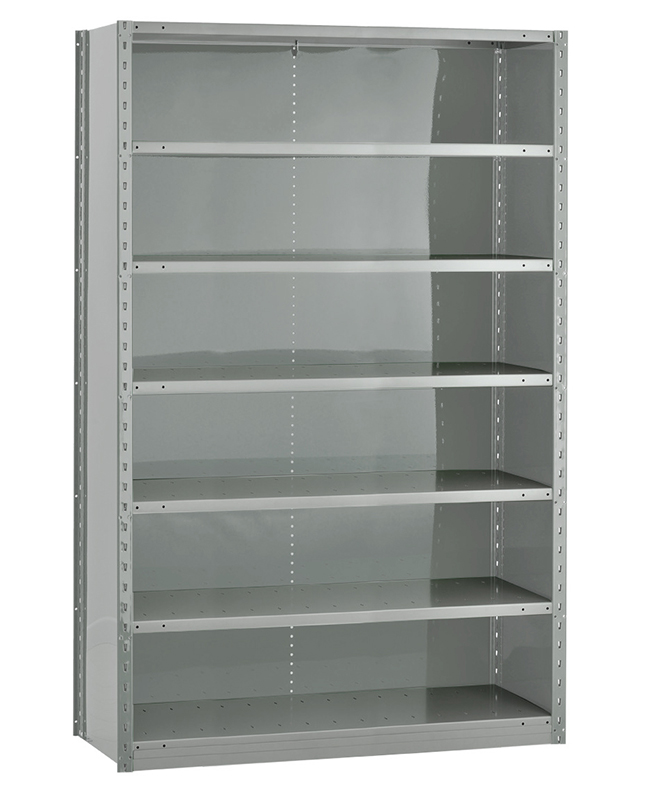 Closed Steel Industrial Shelving - 48