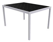 Aluminum Grow Table with Inset Deck - 38"W x 50"L x 30"H