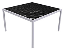 Aluminum Grow Table with Inset Deck - 50"W x 50"L x 30"H