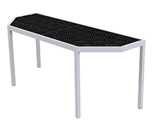 Aluminum Grow Table End Cap - for Top Mount Deck, 26"W x 72"L x 30"H