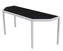 Aluminum Grow Table End Cap - for Inset Deck, 26"W x 72"L x 30"H